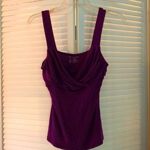 Purple Ruffled Tank